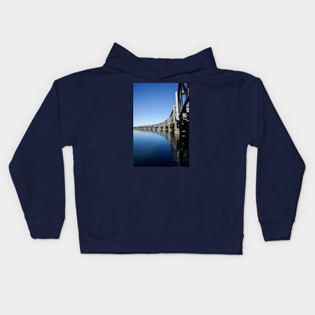 rail bridge Kids Hoodie by sma1050